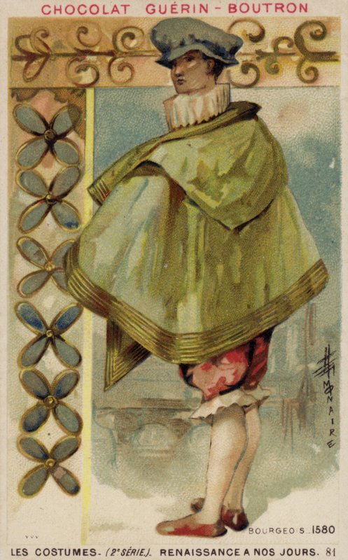 Traje burguês, 1580 de French School