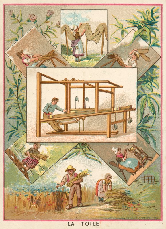 Tela de pintura de French School