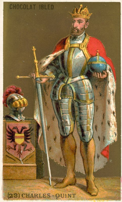 Carlos V, imperador romano sagrado de French School