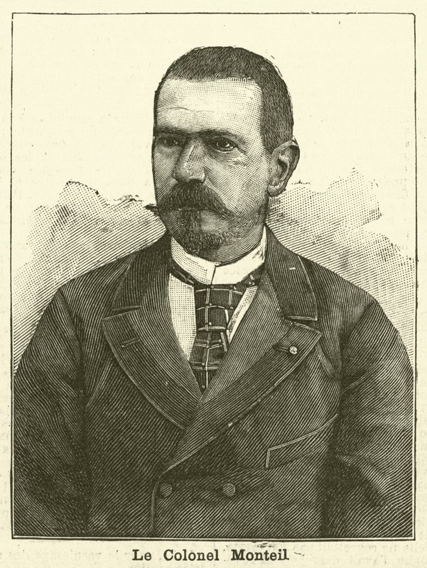 Coronel Parfait-Louis Monteil, soldado e explorador francês de French School
