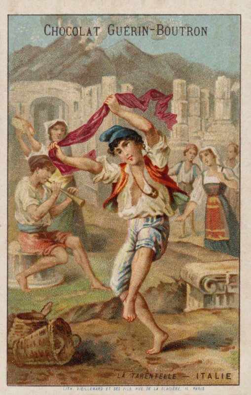 Dançando a tarantela, Itália de French School