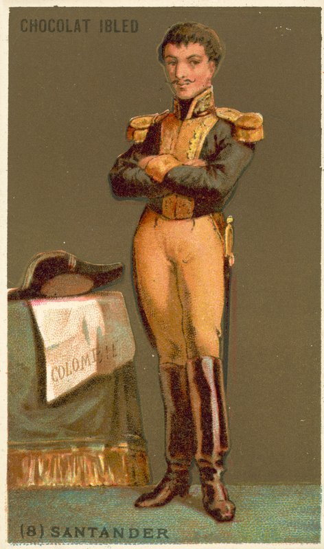Francisco de Paula Santander, soldado e político colombiano de French School