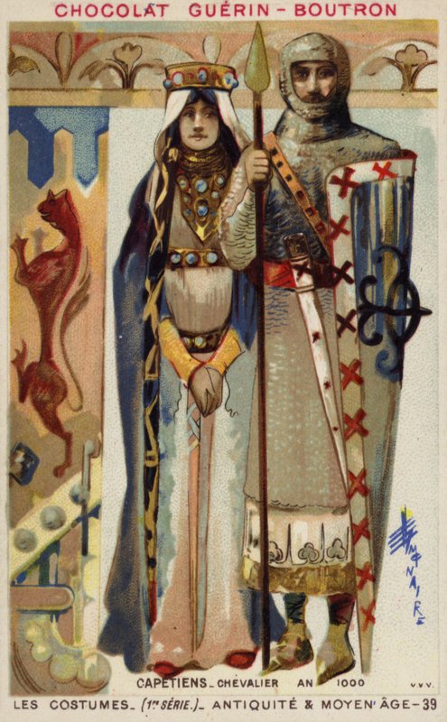 Trajes capeticos franceses, 1000 de French School