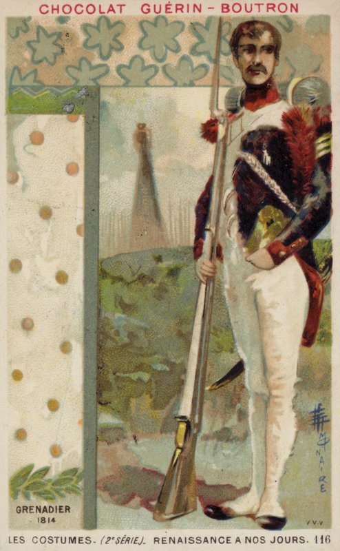 Granadeiro Francês, 1814 de French School