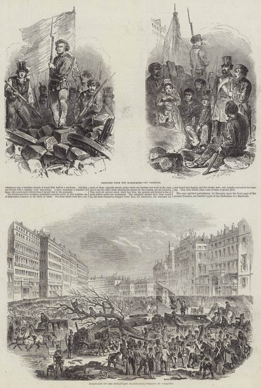 Revolução Francesa de 1848 de French School