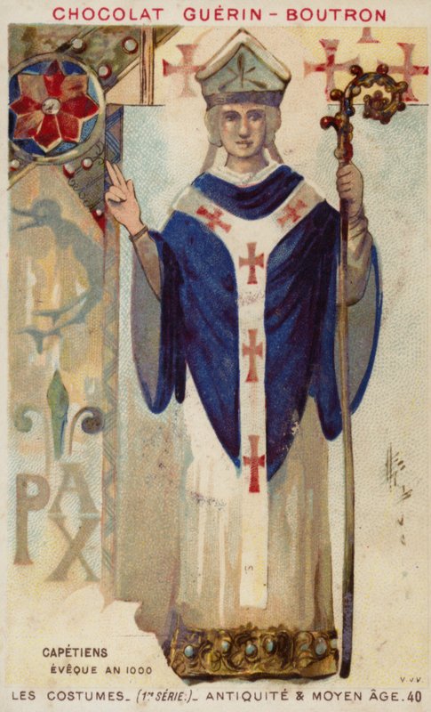Bispo francês da dinastia capetiana, 1000 de French School