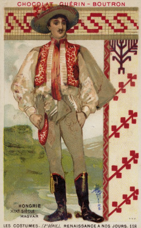 Húngaro húngaro, do século XIX de French School