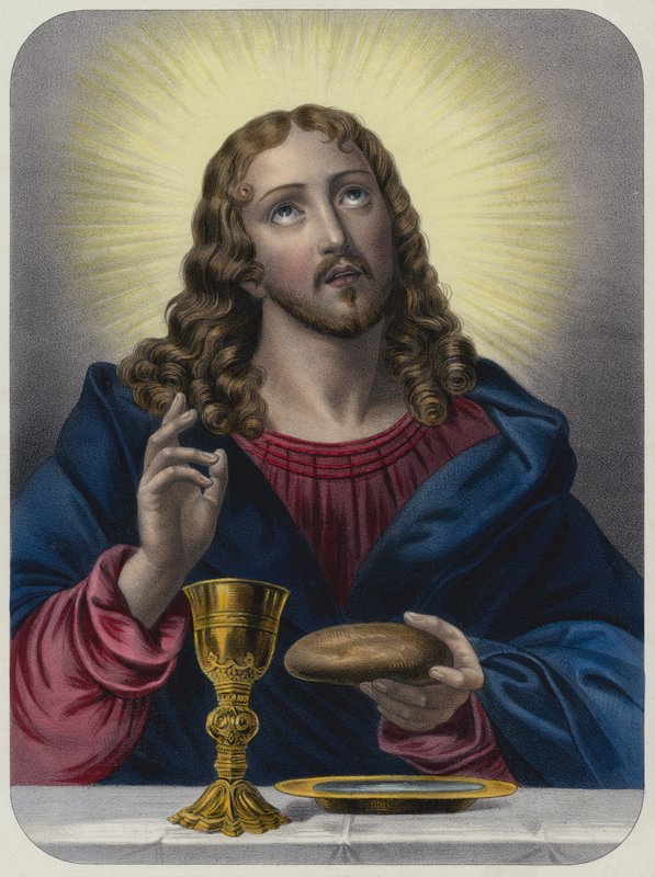 Jesus Cristo e o Santíssimo Sacramento de French School