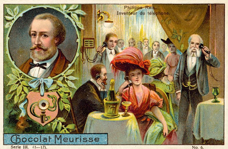 Johann Philipp Reis, inventor alemão do telefone de French School