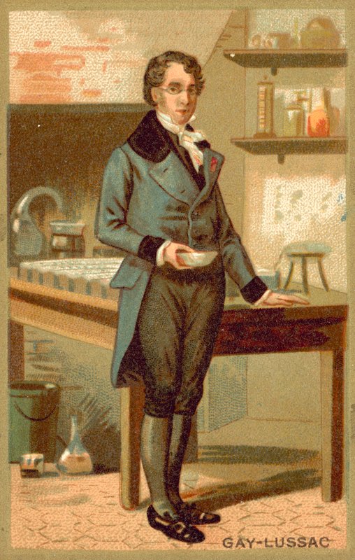 Joseph Louis Gay-Lussac, químico e físico francês de French School