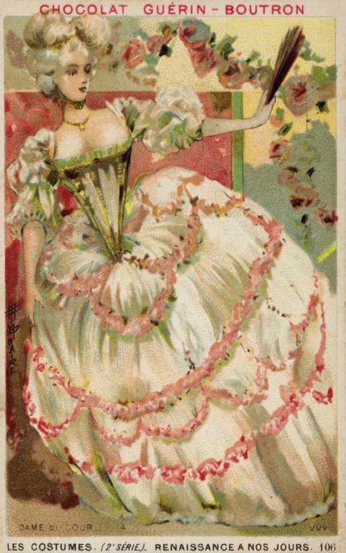 Senhora da corte, século XVIII de French School