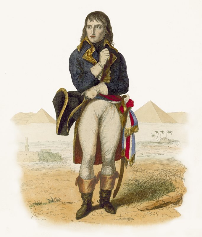 O general Bonaparte de French School