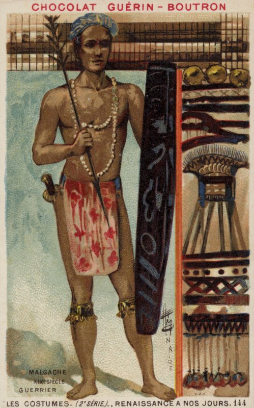 Guerreiro de Madagascar, século XIX de French School
