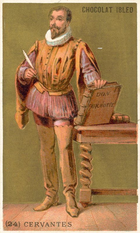 Miguel de Cervantes, romancista espanhol, poeta e dramaturgo de French School
