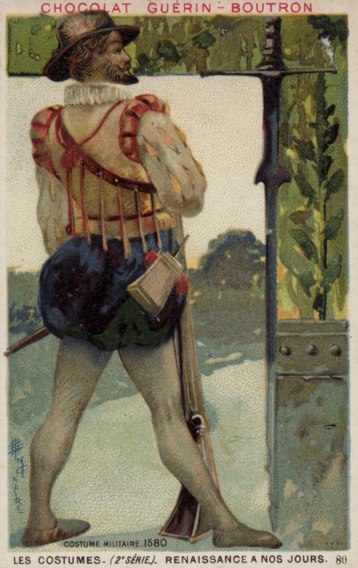 Traje militar, 1580 de French School