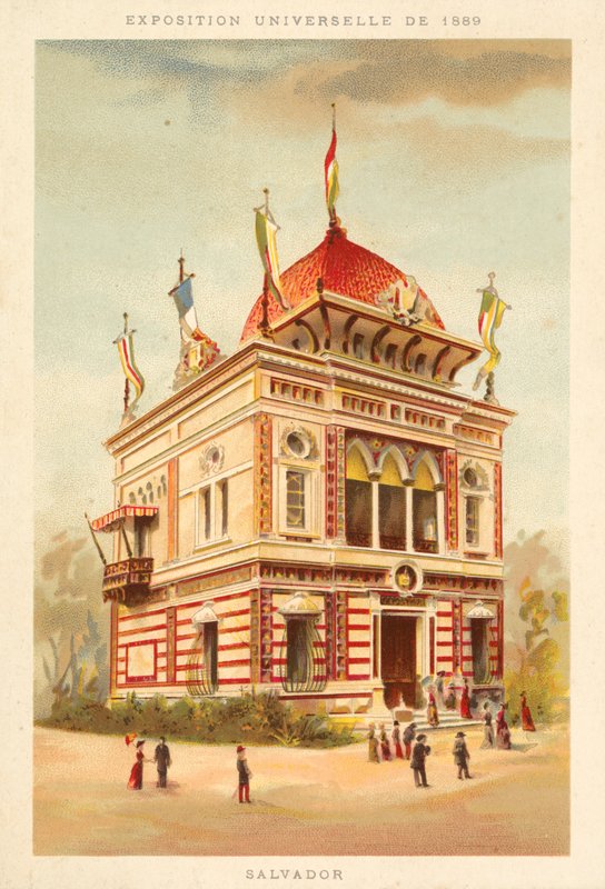 Pavilhão de El Salvador, Exposição Universal de 1889, Paris de French School