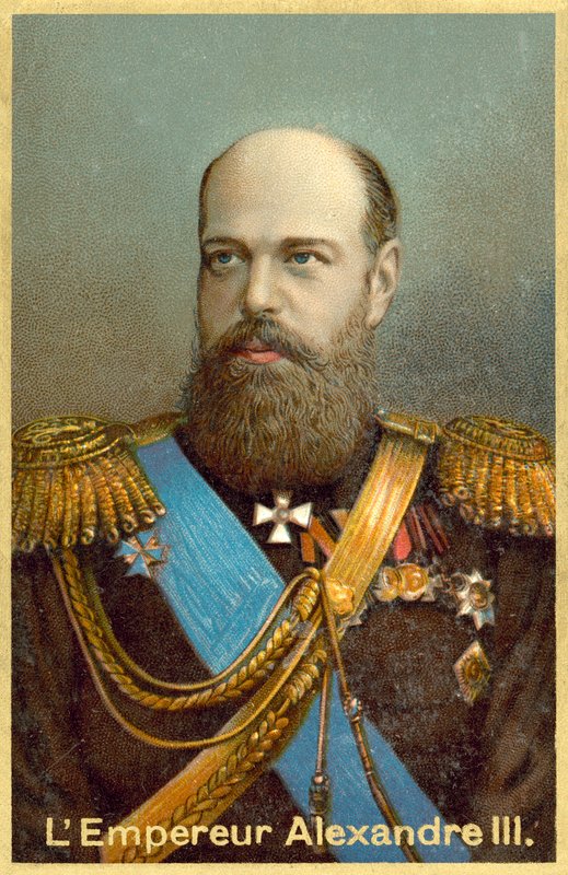 Czar alexander iii da rússia de French School