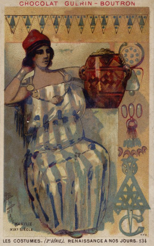 Mulher, de, kabylie, argélia, 19o século de French School