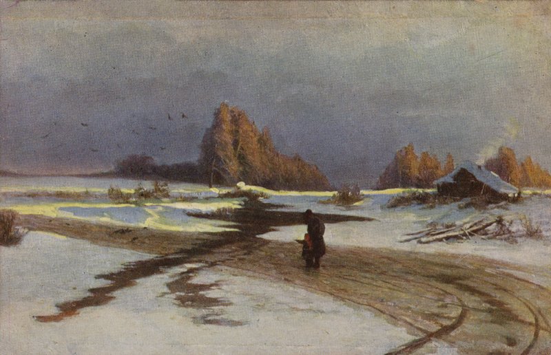 O descongelamento, 1871 de Russian School