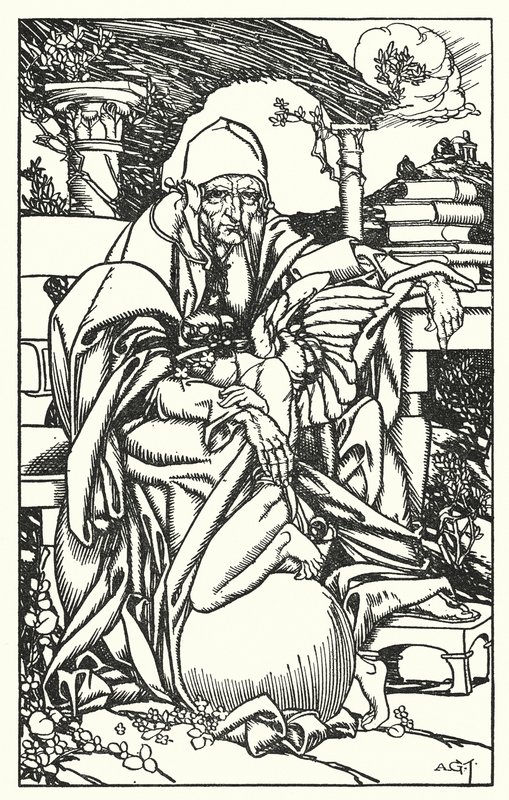 Ilustração para In Memoriam de Tennyson (gravura) de A. Garth Jones