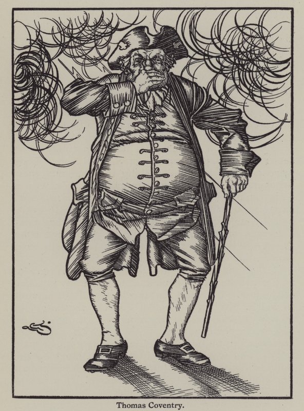 Ilustração de The Essays of Elia de Charles Lamb (litho) de A. Garth Jones