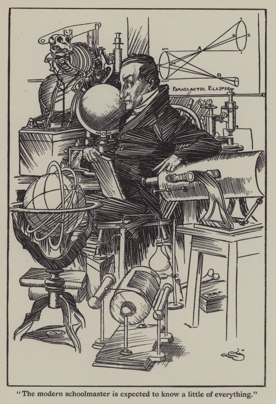 Ilustração de The Essays of Elia de Charles Lamb (litho) de A. Garth Jones