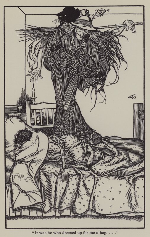 Ilustração de The Essays of Elia de Charles Lamb (litho) de A. Garth Jones