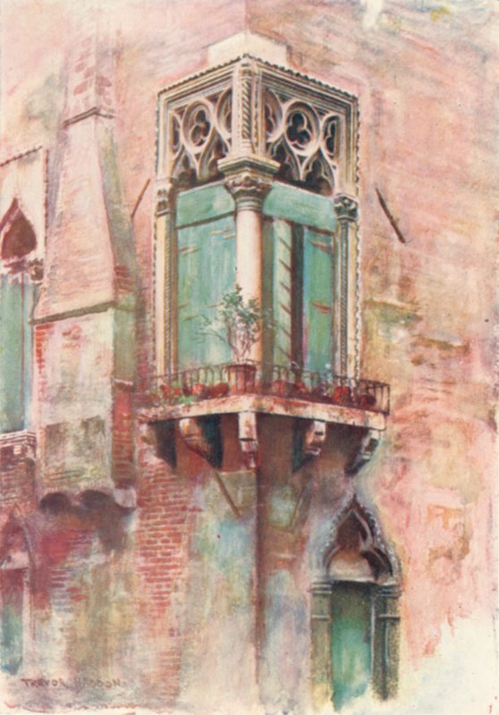 Janela de Ângulo do Palazzo Priuli de A. Trevor Haddon