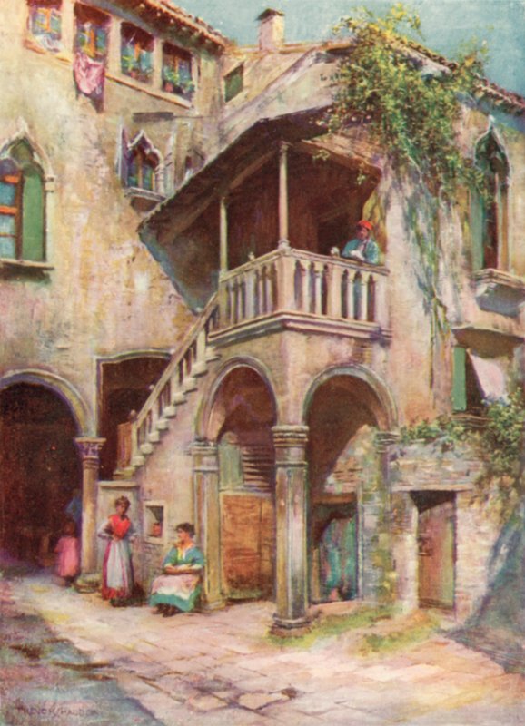 Escadaria, palazzo, loredan de A. Trevor Haddon