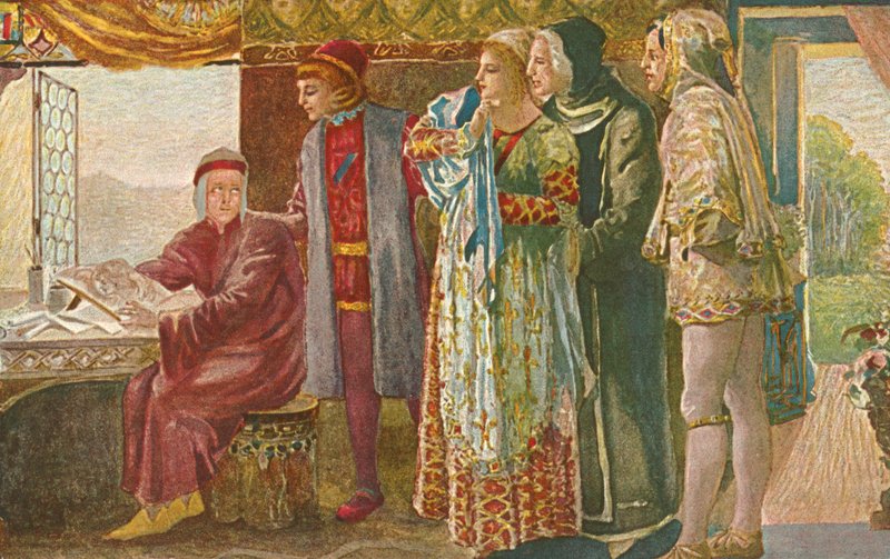 Episódio da vida de Dante de A. del Senno