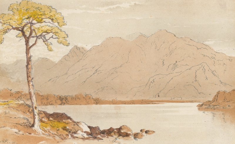 Crummock Water, Cumberland (cromolitografia) de Aaron Edwin Penley