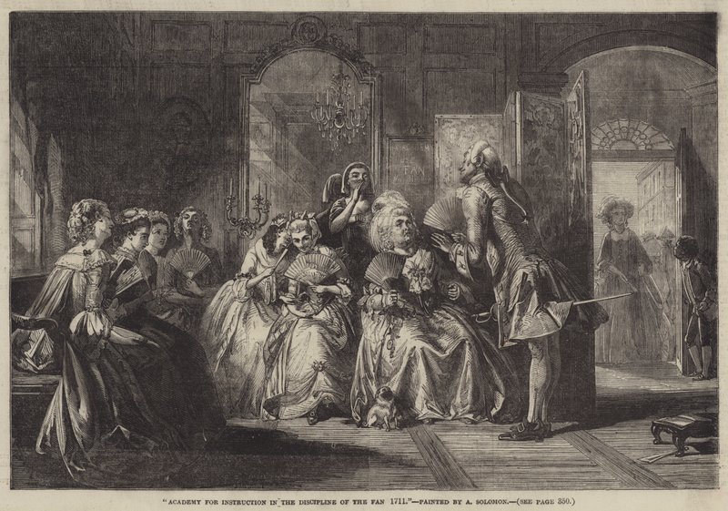 Academia de Instrução na Disciplina do Fã, 1711 de Abraham Solomon
