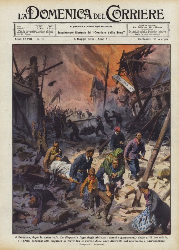 Em Formosa, depois da catástrofe de Achille Beltrame