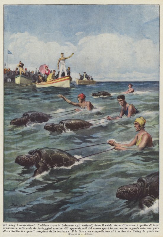 Os australianos alegres de Achille Beltrame