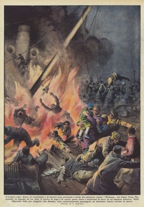 O trágico incêndio de Achille Beltrame