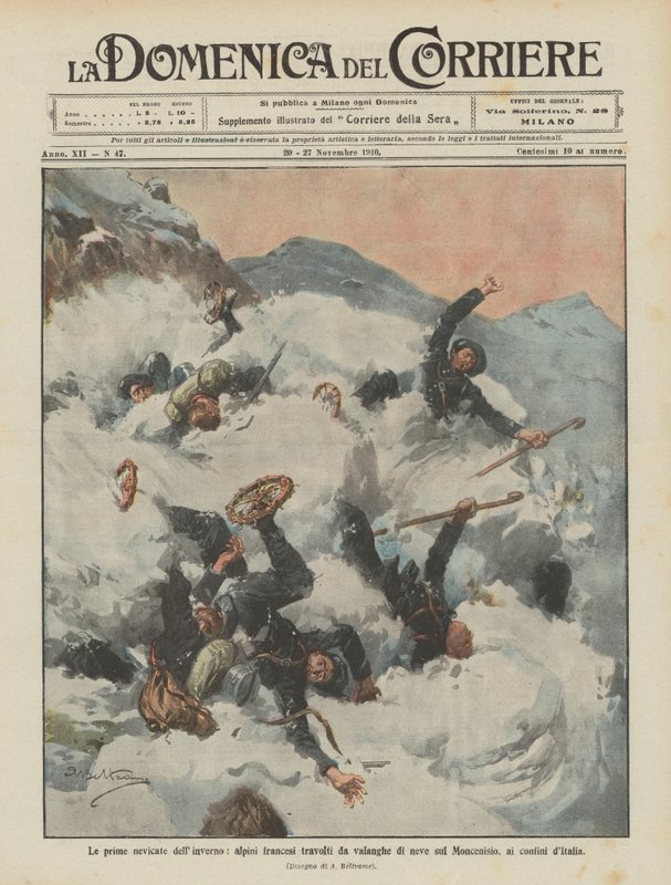Você chega pela primeira vez à Dellinver, um alpino francês na península de Mônaco coberta de neve, até as fronteiras da Itália. de Achille Beltrame