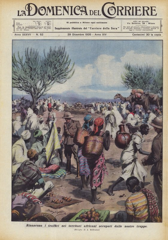 Os negócios nos territórios africanos ocupados por nossas tropas renascem de Achille Beltrame