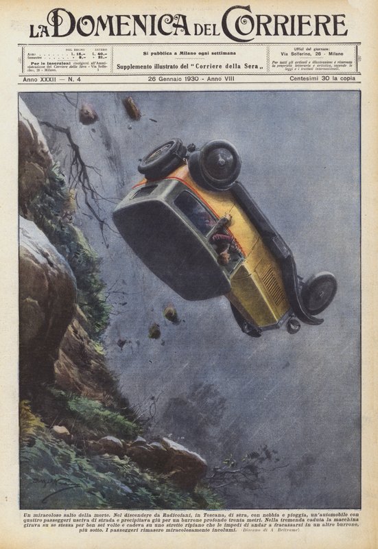 Um milagroso salto de morte de Achille Beltrame
