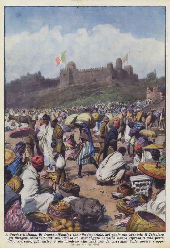 Gondar italiano de Achille Beltrame