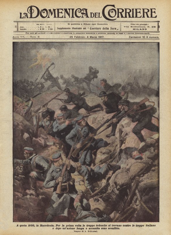 Uma cota 1050, na Macedônia de Achille Beltrame