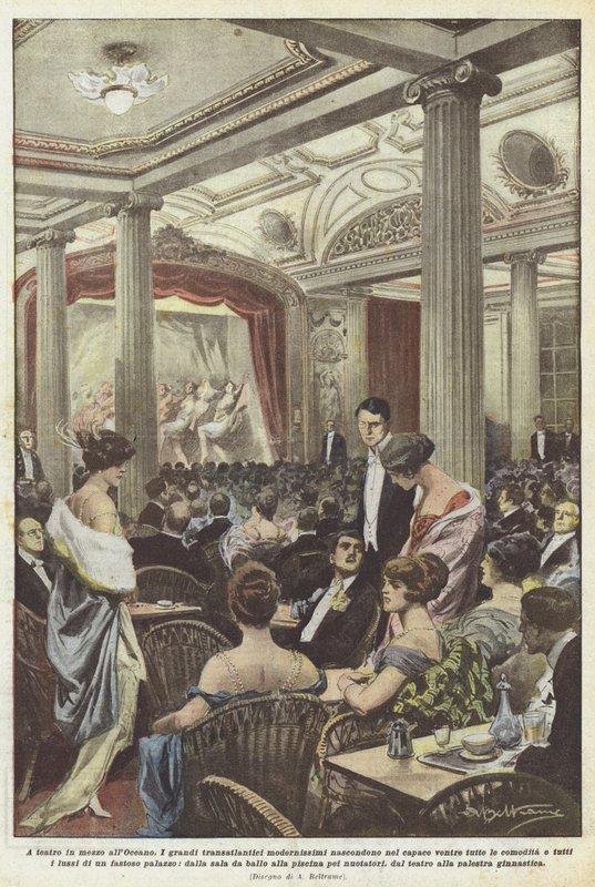 No teatro no meio do oceano de Achille Beltrame