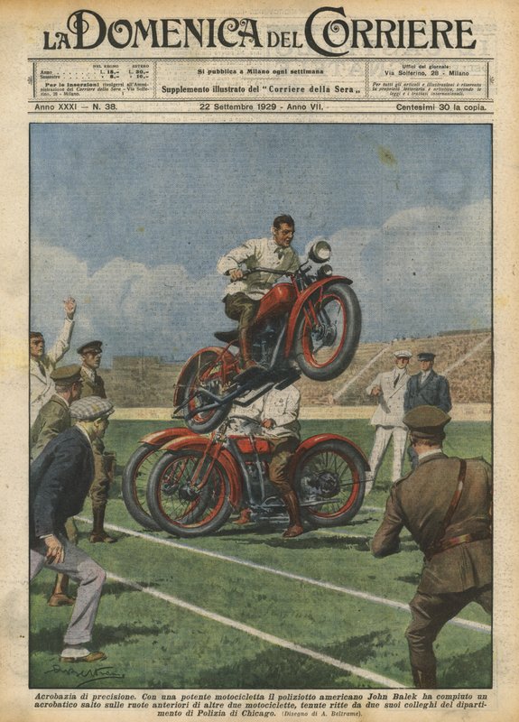 Acrobacia de precisão de Achille Beltrame