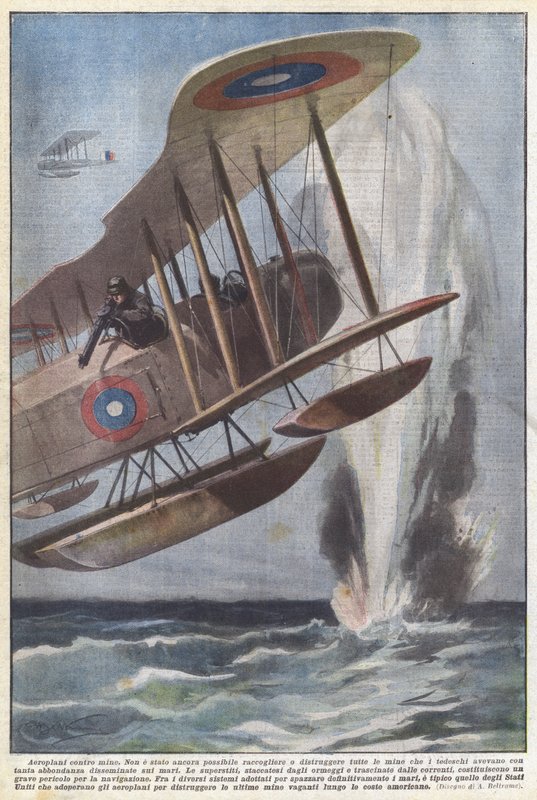 Aviões contra minas de Achille Beltrame