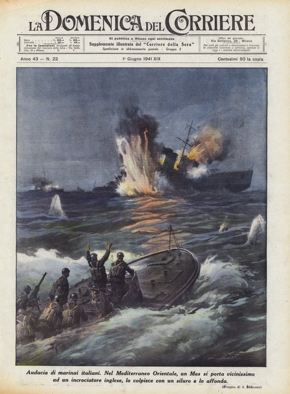 Ousadia dos marinheiros italianos de Achille Beltrame