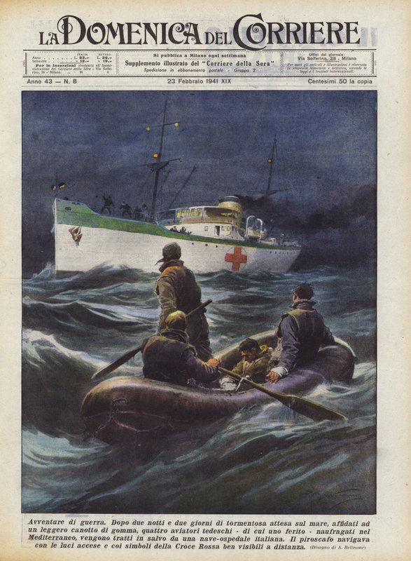 Aventuras de guerra de Achille Beltrame