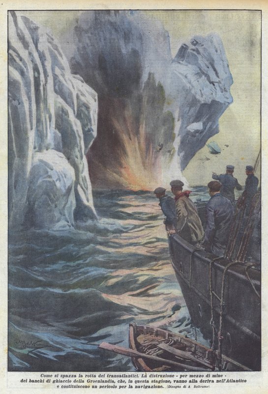 Como varrer a rota transatlântica de Achille Beltrame
