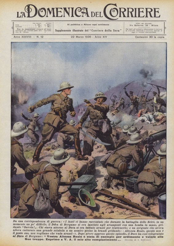 De uma correspondência de guerra de Achille Beltrame