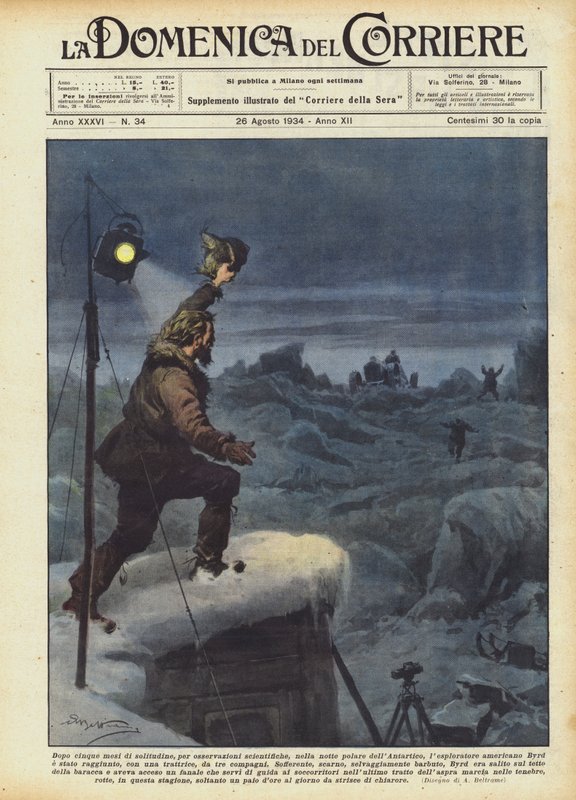 Após cinco meses de solidão, para observações científicas, na noite polar da Antártida de Achille Beltrame
