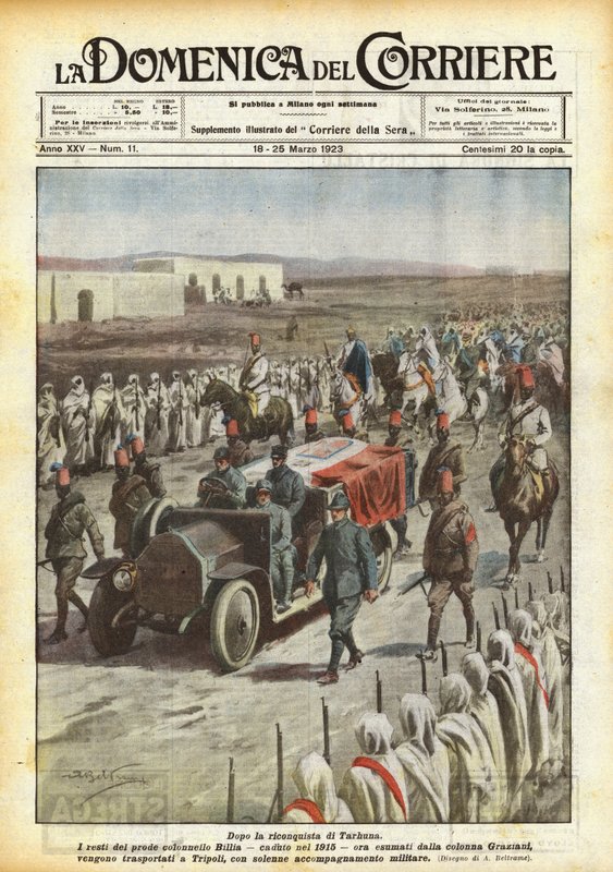 Após a reconquista de Tarhuna de Achille Beltrame