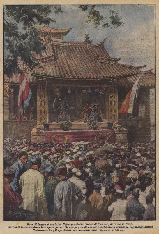 Onde o teatro é livre de Achille Beltrame
